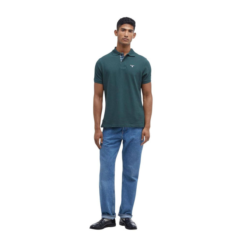 Barbour Bicolor Cotton Polo Shirt - Iconic Casual Elegance