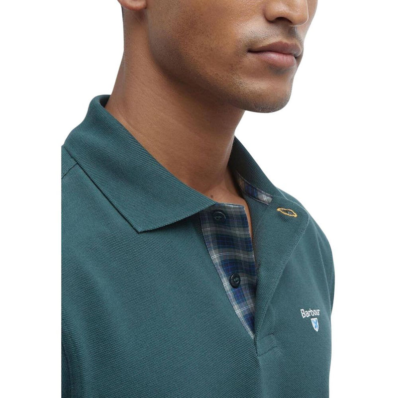 Barbour Bicolor Cotton Polo Shirt - Iconic Casual Elegance