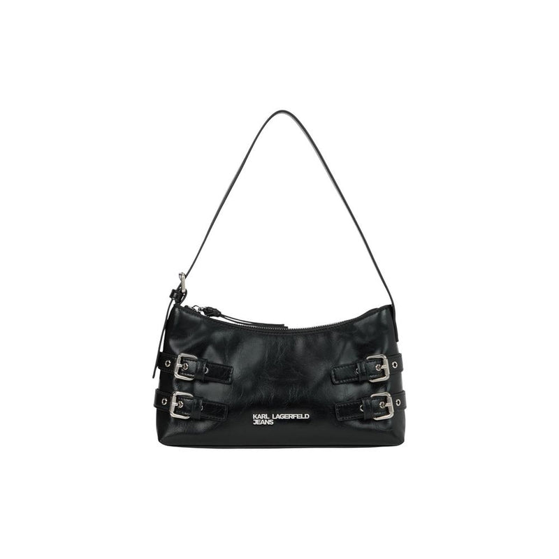 Karl Lagerfeld Jeans KLJ Buckle Black Handbag