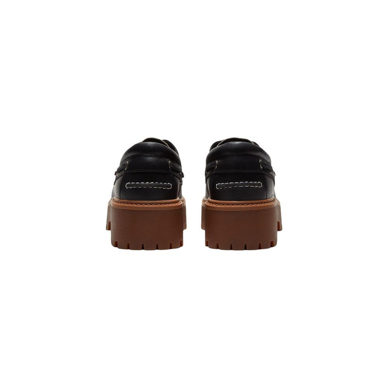 Timberland Black Leather Platform Pumps for Women