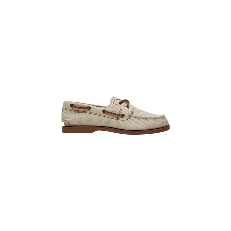Timberland Beige Leather Platform Pumps for Women