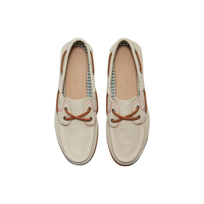 Timberland Beige Leather Platform Pumps for Women