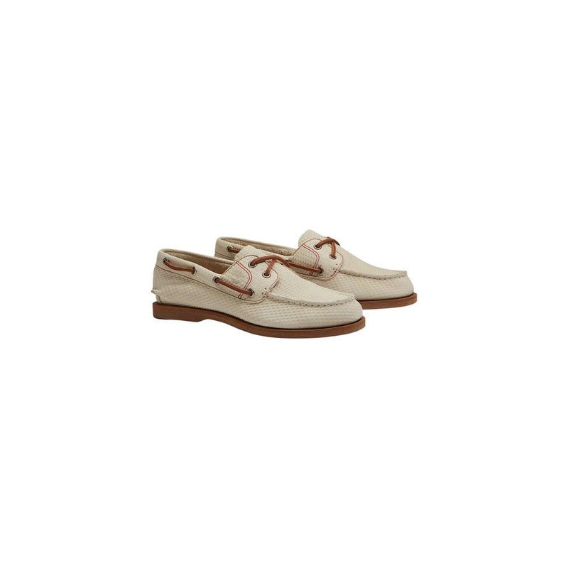 Timberland Beige Leather Platform Pumps for Women