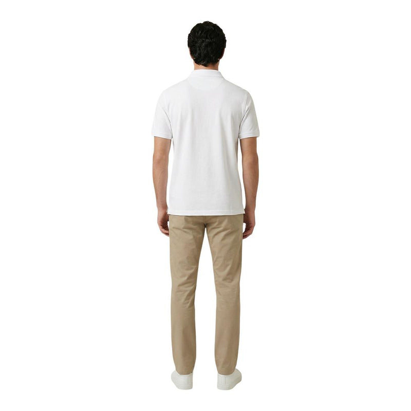 Gant White Cotton Polo Shirt - Classic Short-Sleeve Style