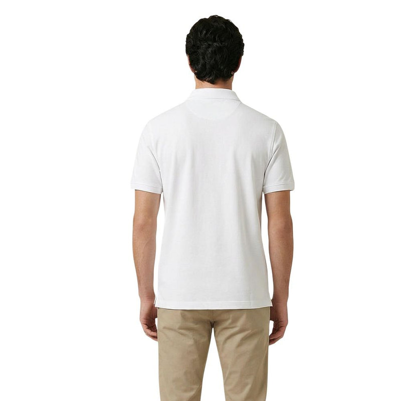 Gant White Cotton Polo Shirt - Classic Short-Sleeve Style