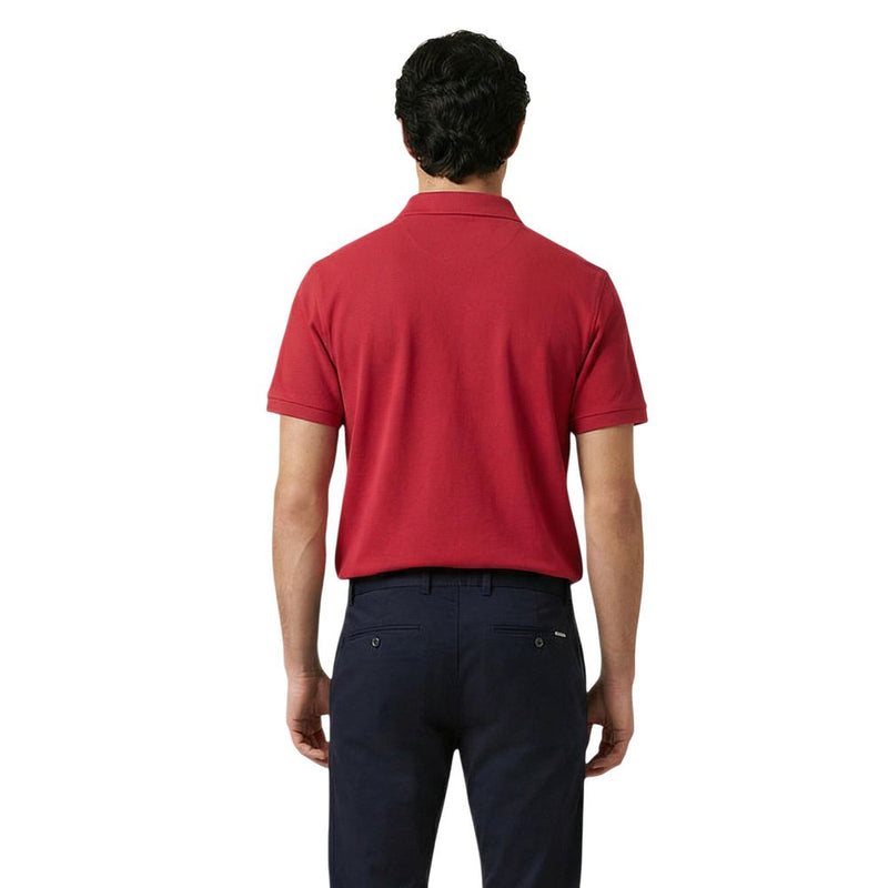 Gant Red Cotton Polo Shirt - Classic Short Sleeve Pique