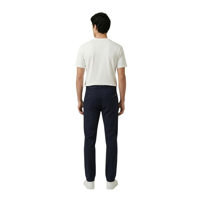 Gant Blue Cotton Skinny Pants for Men