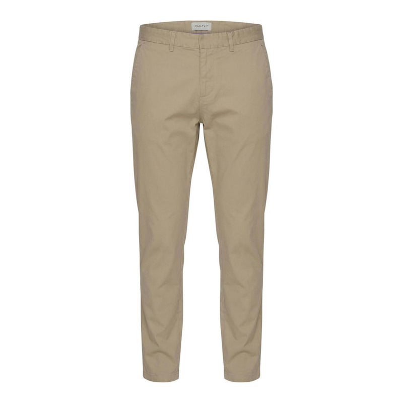 Gant Beige Cotton Skinny Pants for Men
