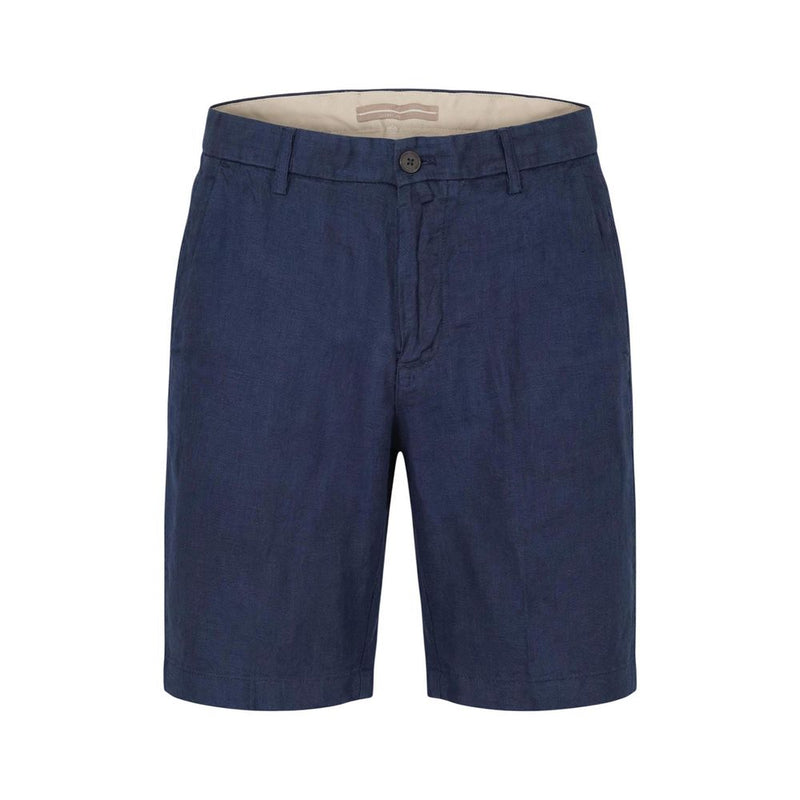 Borghese Blue Linen Bermuda Shorts - Model 4SBE61 LN01