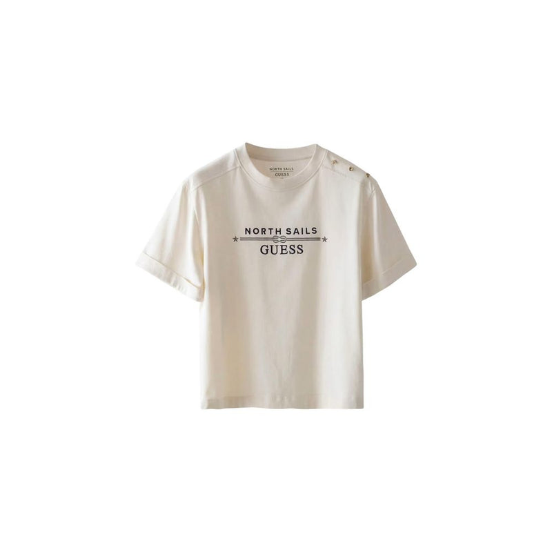 Guess GUESSXNS Logo Tee W6GI03 K2657 - T-Shirt Crème