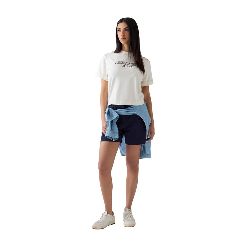 Guess GUESSXNS Logo Tee W6GI03 K2657 - T-Shirt Crème