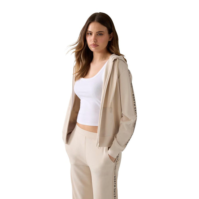 Guess GUESSXNS Beige Polyester Hoodie for Women