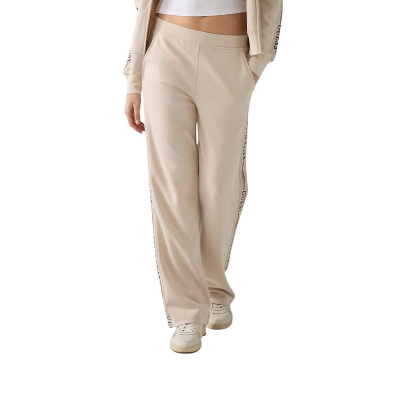 Guess Beige Polyester Joggers (GUESSXNS SWEAT PANTS W6GB29 K3282)