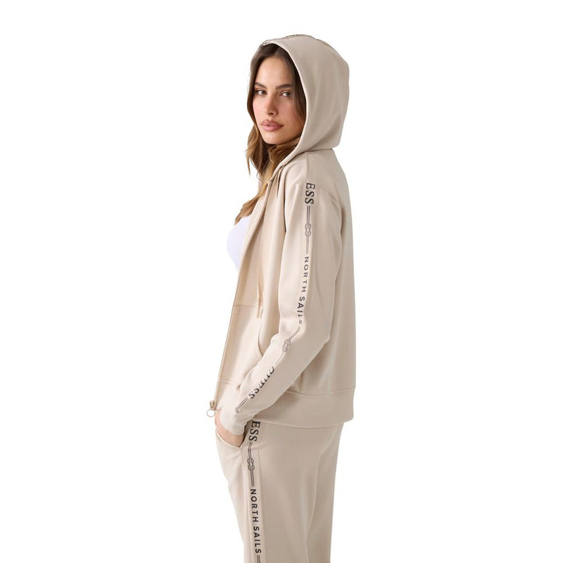 Guess GUESSXNS Beige Polyester Hoodie for Women