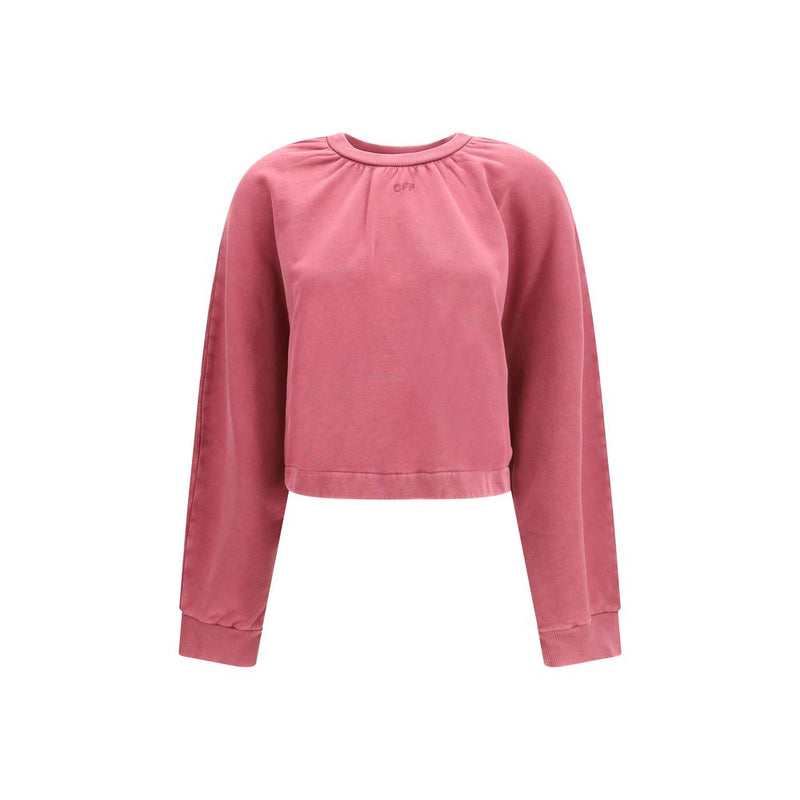 Sweatshirt Off-White Multicolor Cotton avec Logo
