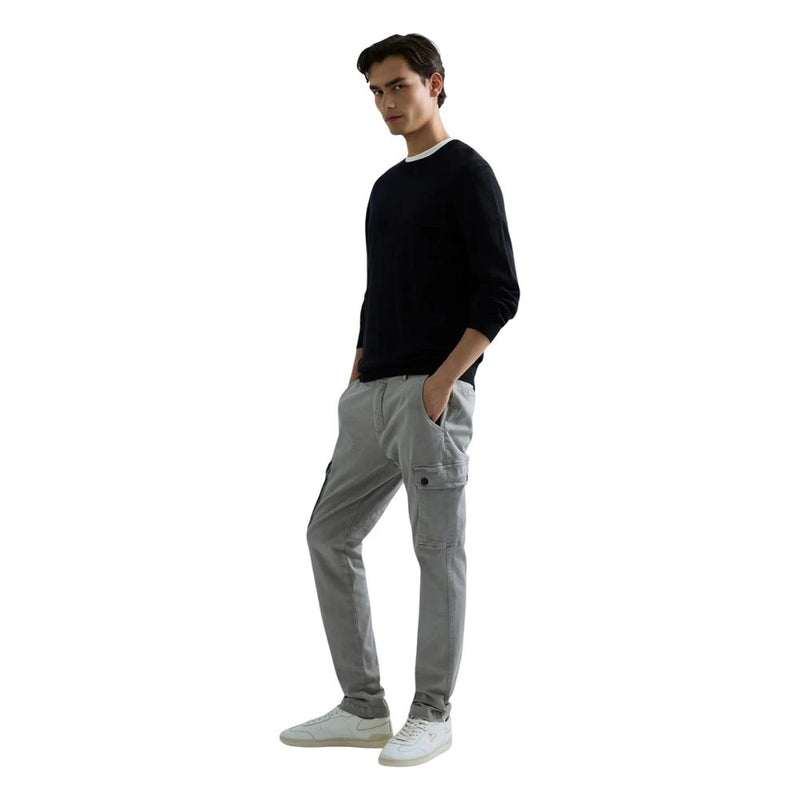 Replay REGULAR UK4851.000.G22578 Black Cotton Sweatshirt