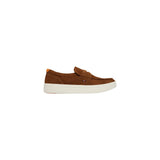 Tommy Hilfiger Brown Suede Leather Slip-On Loafers