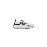 EA7 Emporio Armani Black And White Polyethylene Athletic Sneakers