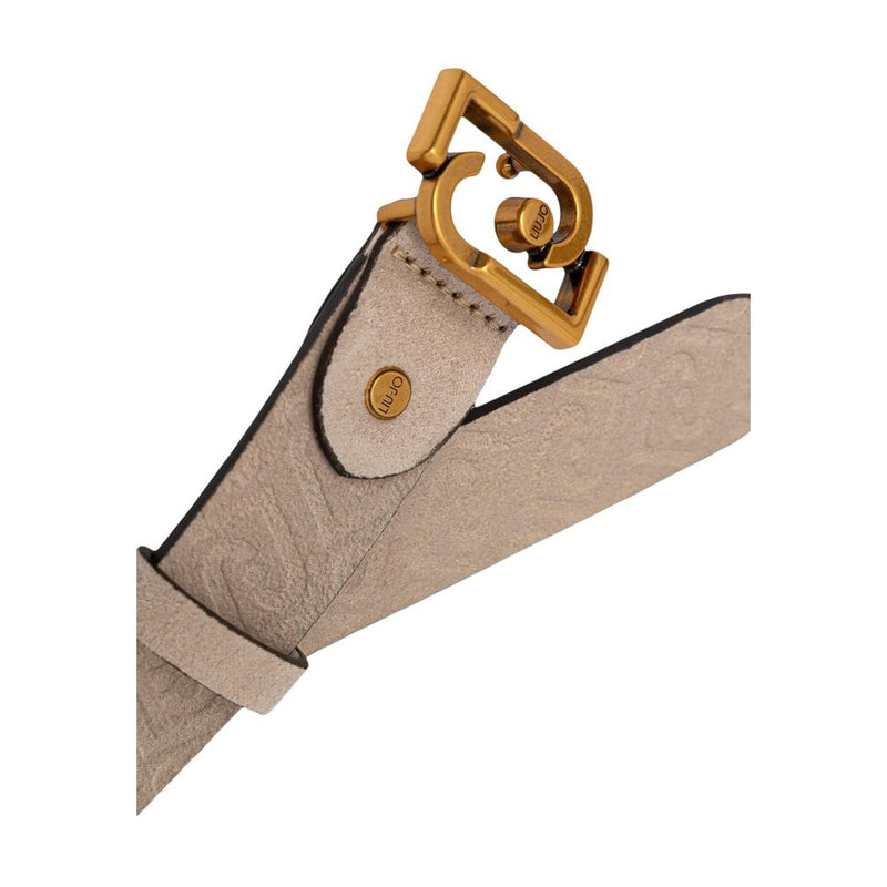 Liu Jo Gray Polyethylene Regular Belt - Elegant Women's Accessory