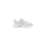 Lacoste White Recycled Polyester Athletic Sneakers