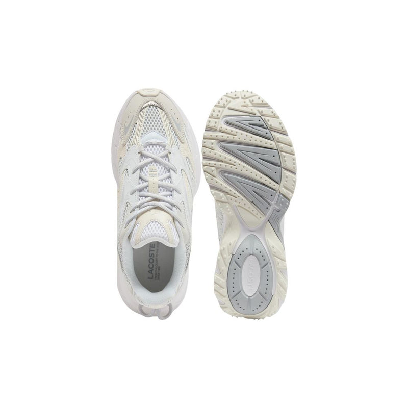 Lacoste White Recycled Polyester L003 NEO SHOT Sneakers