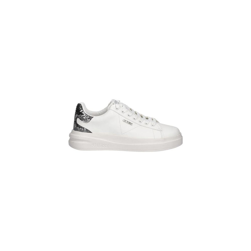 Guess ELBINA10 Silver Leather Sneakers for Women