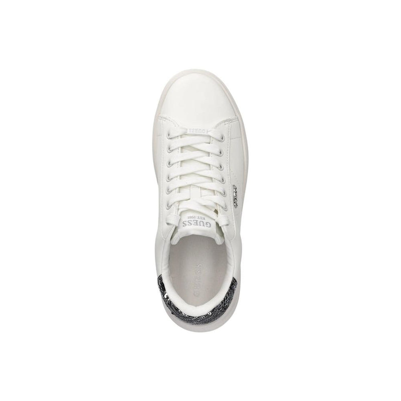Guess ELBINA10 Silver Leather Sneakers for Women