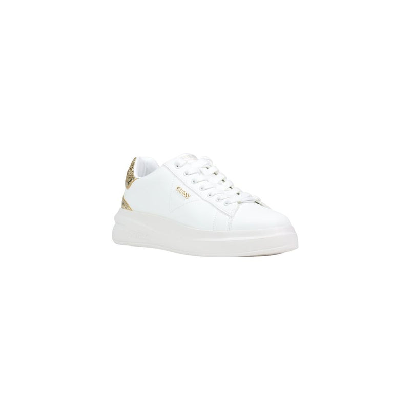 Guess ELBINA10 White Leather Low Top Sneakers for Women