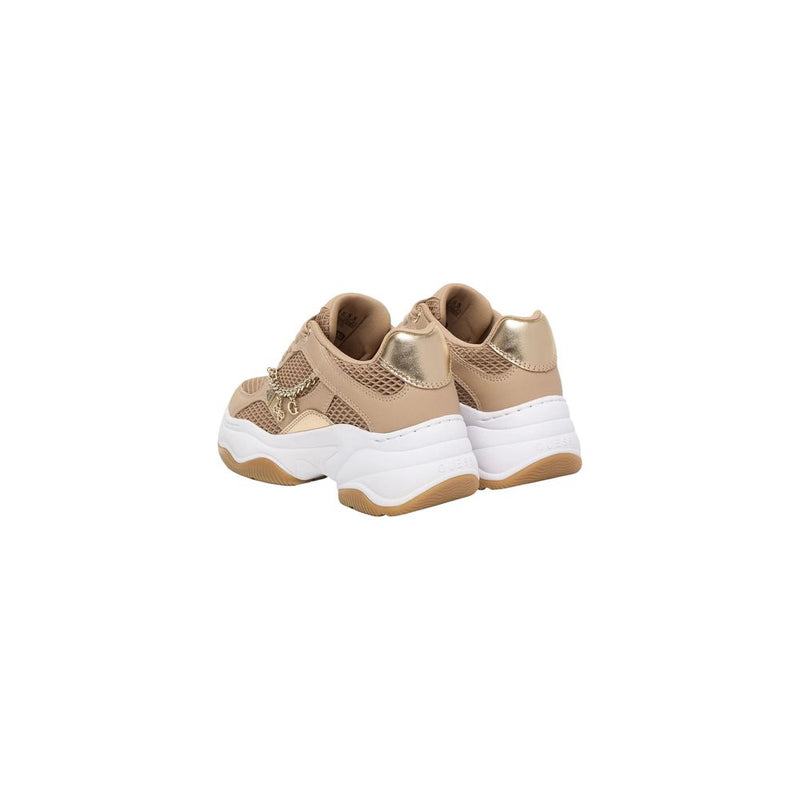 Guess HARPAA FLPHAR ELE12 Beige Chunky Sneakers for Women
