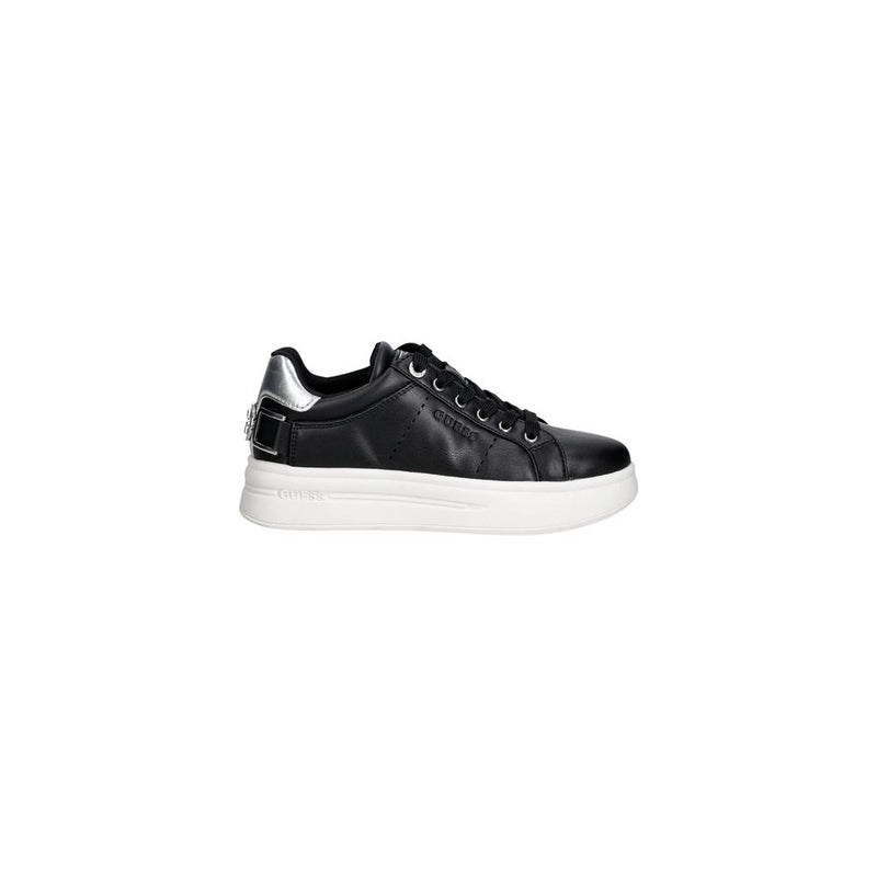 Guess WESLI FLPWES ELE12 Black Polyethylene Platform Sneakers