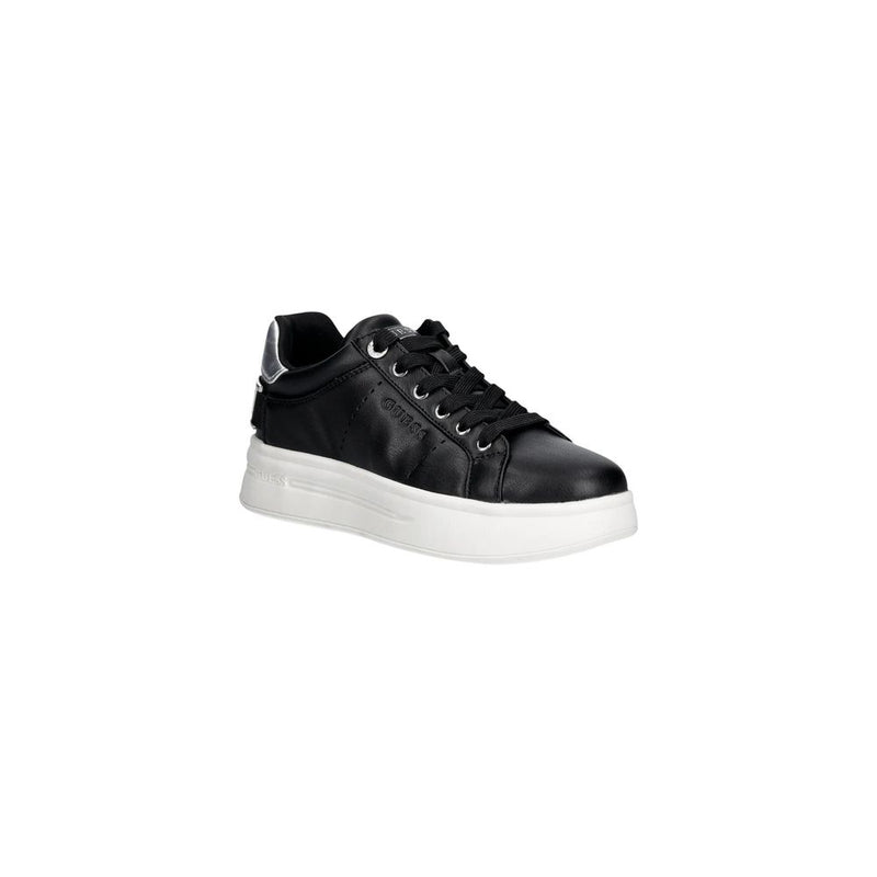 Guess WESLI FLPWES ELE12 Black Polyethylene Platform Sneakers