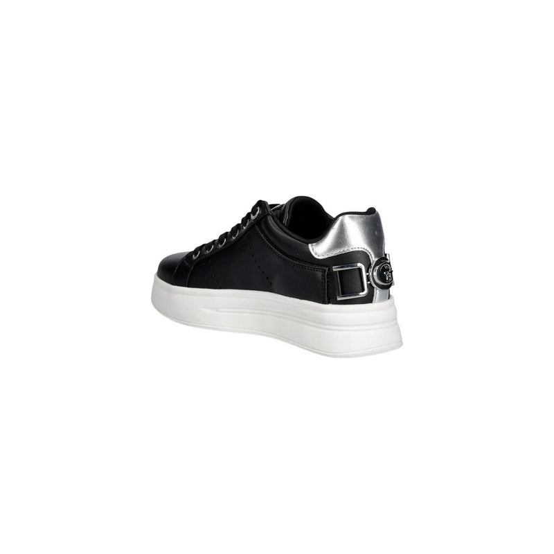 Guess WESLI FLPWES ELE12 Black Polyethylene Platform Sneakers