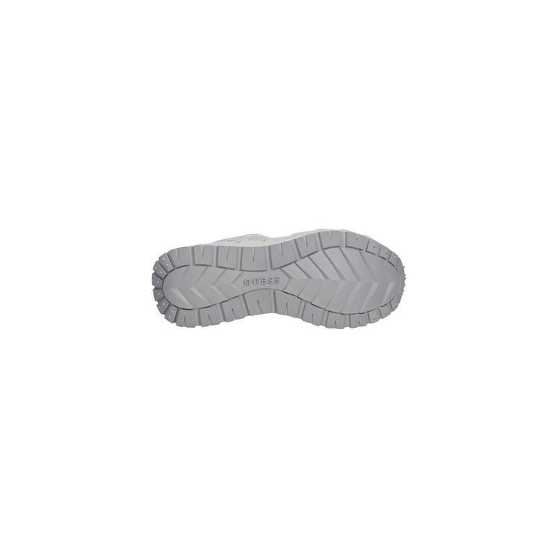 Guess RUNIT3 FLPRN3 FAB12 Silver Chunky Sneakers for Women
