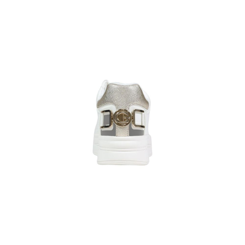 Guess WESLI FLPWES ELE12 White Polyethylene Platform Sneakers