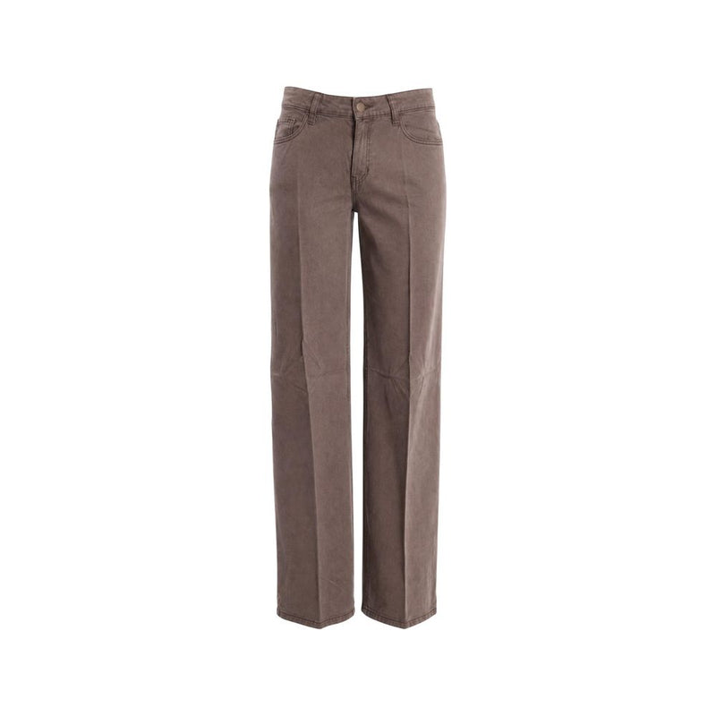 Guess Sexy Palazzo Beige Lyocell Flared Pants for Women