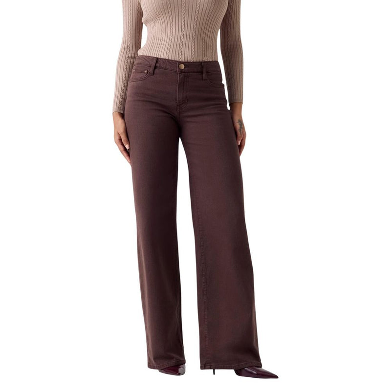 Guess Brown Lyocell Flared Pants for Women
