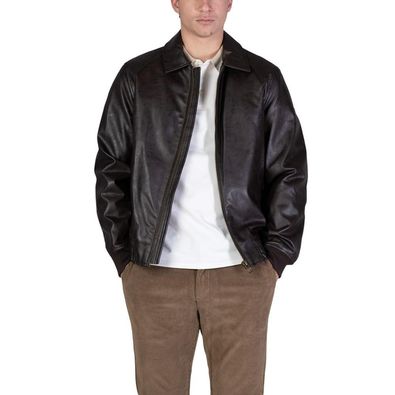Guess Aviator Jacket M6RL0A WJ260 - Brown Polyethylene Bomber