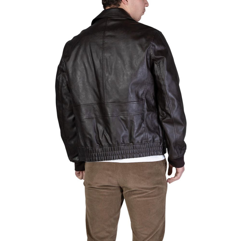 Guess Aviator Jacket M6RL0A WJ260 - Brown Polyethylene Bomber