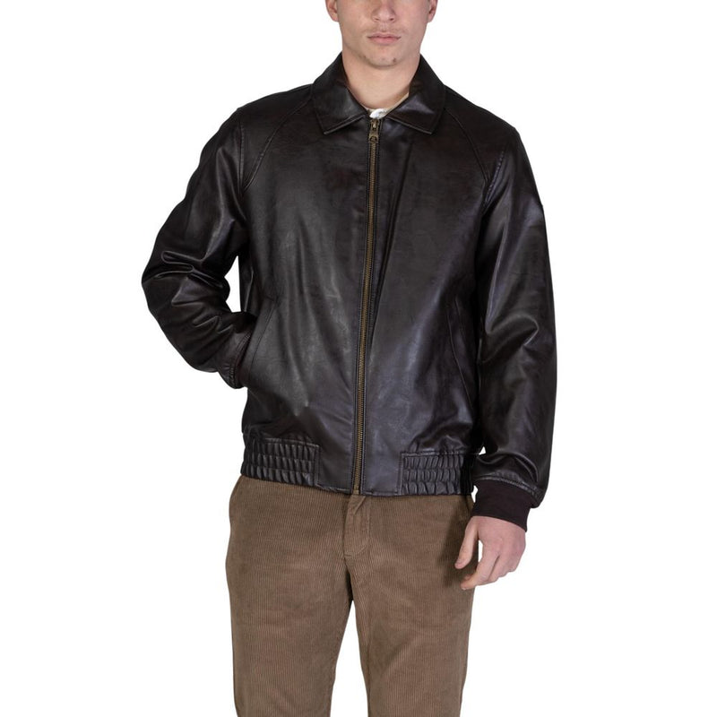 Guess Aviator Jacket M6RL0A WJ260 - Brown Polyethylene Bomber