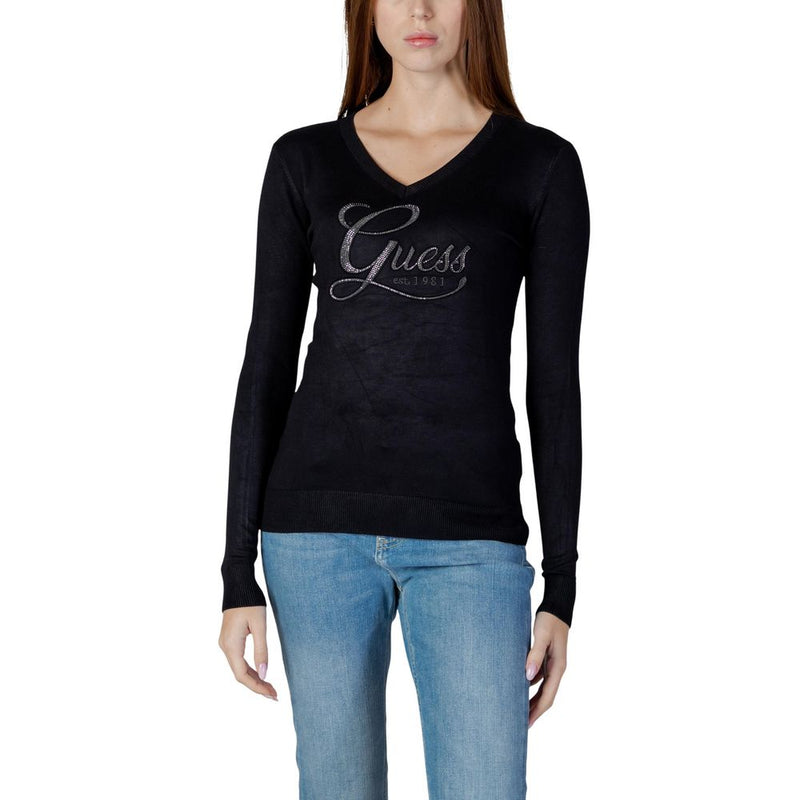 Guess Black Viscose Sweatshirt for Women