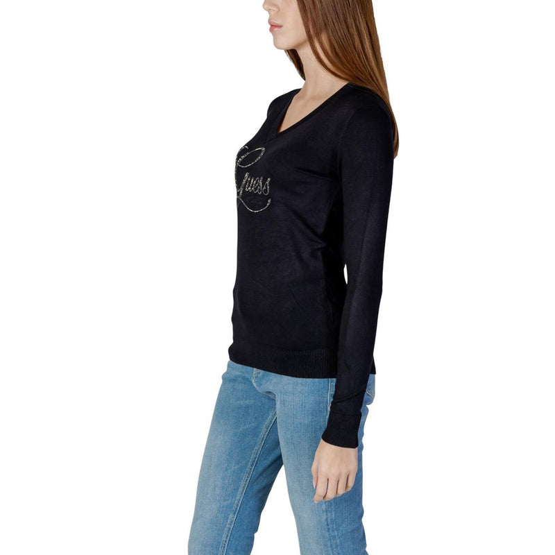 Guess Black Viscose Sweatshirt for Women