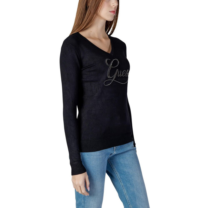 Guess Black Viscose Sweatshirt for Women