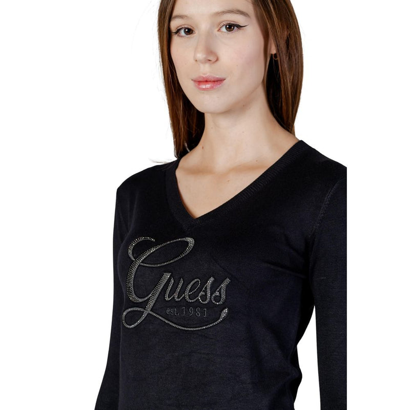 Guess Black Viscose Sweatshirt for Women