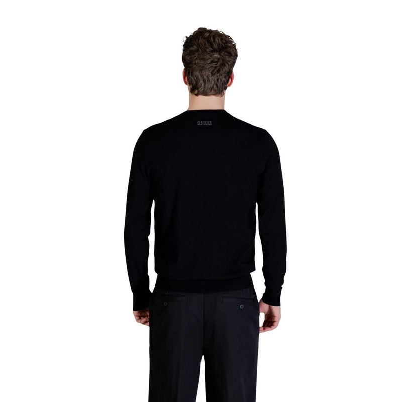 Guess KADIR TECH Black Viscose Sweatshirt for Men