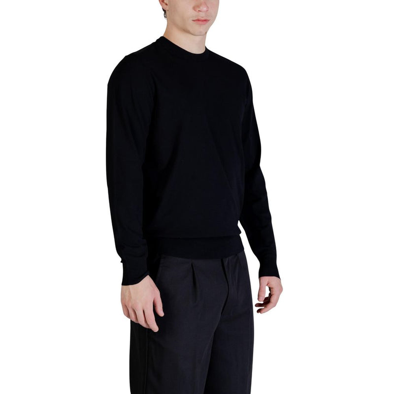 Guess KADIR TECH Black Viscose Sweatshirt for Men