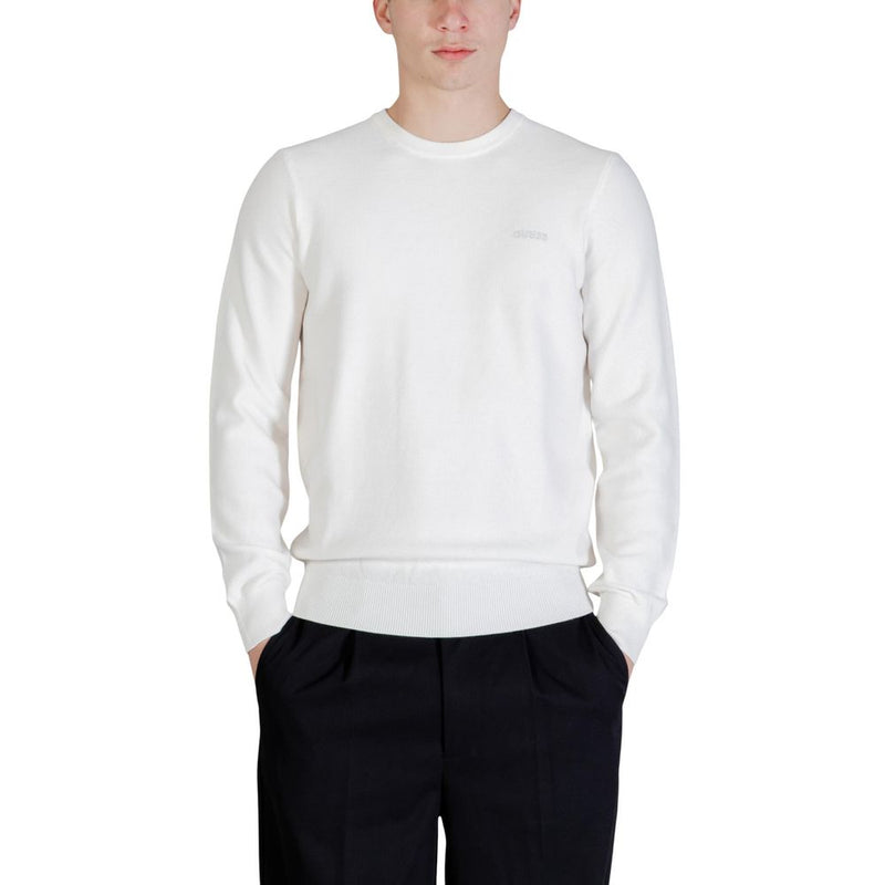 Guess White Lyocell Sweatshirt for Men