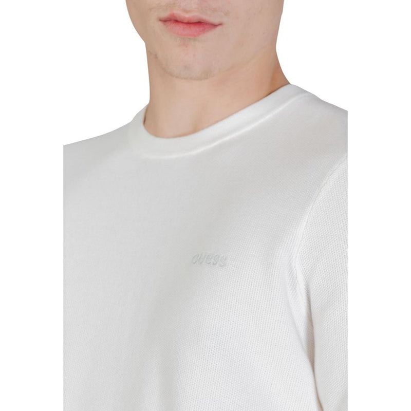 Guess White Lyocell Sweatshirt for Men