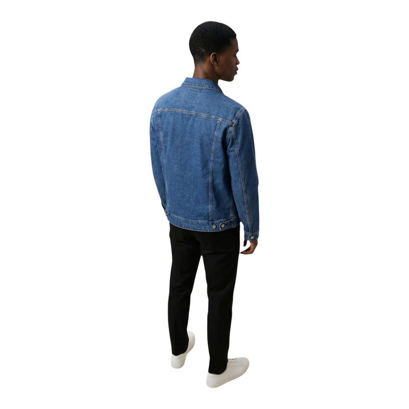 Replay Blue Cotton Denim Jacket REGULAR MV868