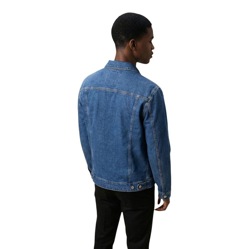 Replay Blue Cotton Denim Jacket REGULAR MV868