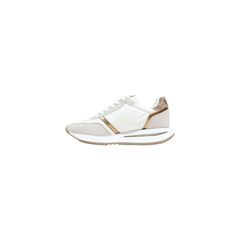 Guess FLPEAG ELE12 Beige Athletic Sneakers for Women